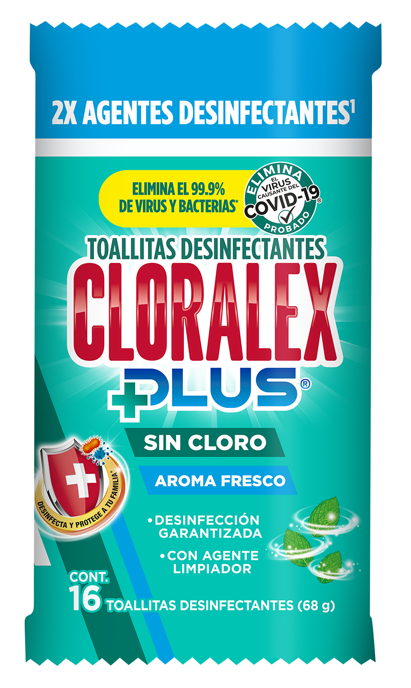 Toallitas desinfectantes Cloralex Plus